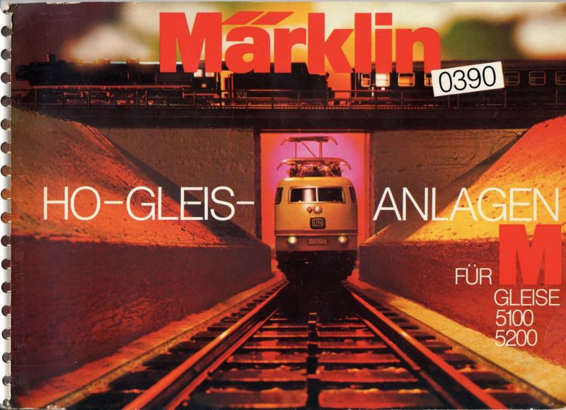 Märklin 0390 H0 Gleisplan Heft