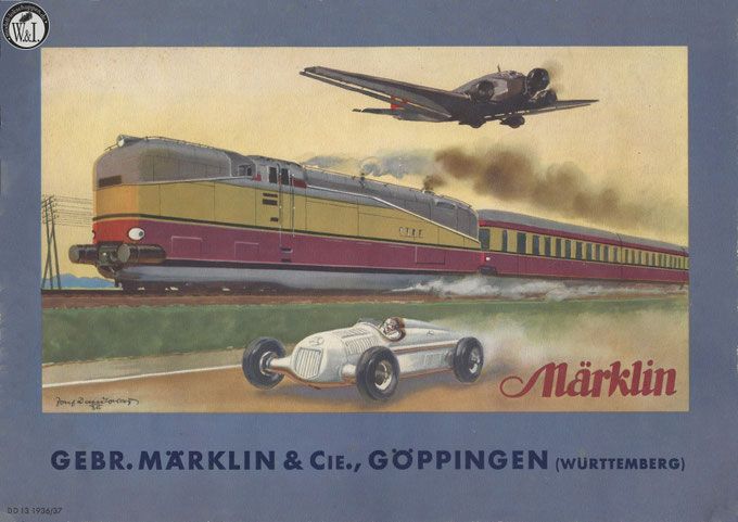 1936-37 Märklin Katalog D13 inkl. Zusatzkatalog
