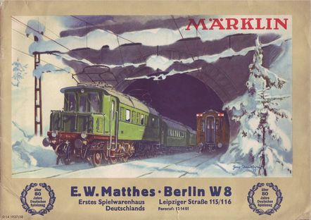 1937-38 Märklin Katalog DE