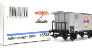 Gedeckter Güterwagen mit Flachdach "Osram"