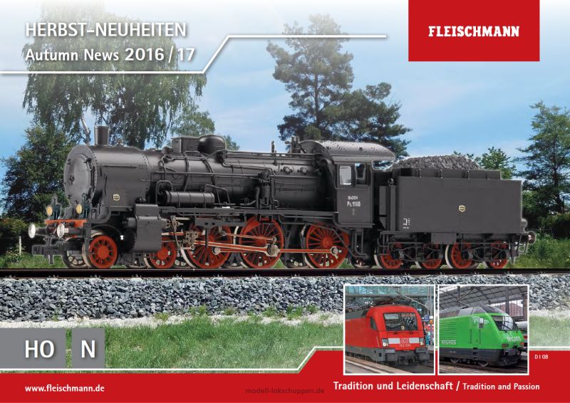 2016 Fleischmann Herbst-Neuheiten