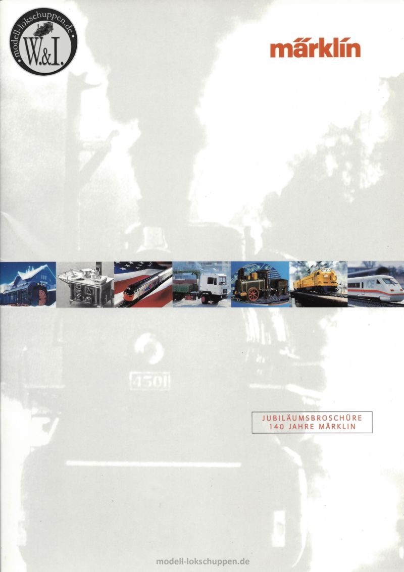 Jubiläumsbroschüre 140 Jahre Märklin