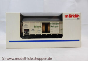 Gedeckter Güterwagen "Weinwagen Robert Metzger" mit Holzfässern